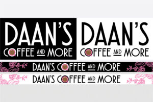 daans coffee and more logo design