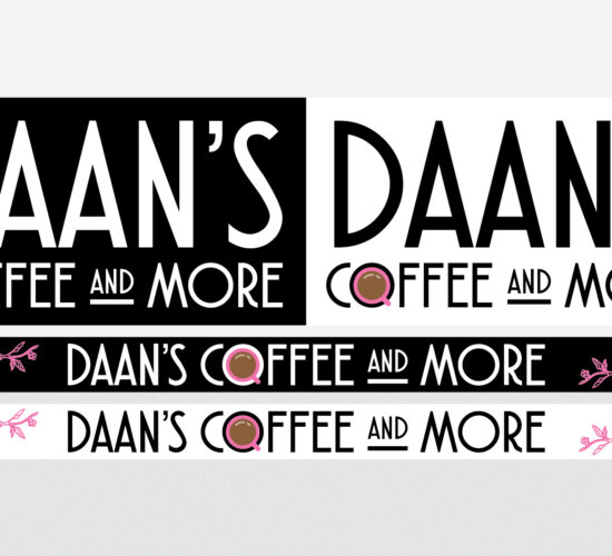 daans coffee and more logo design