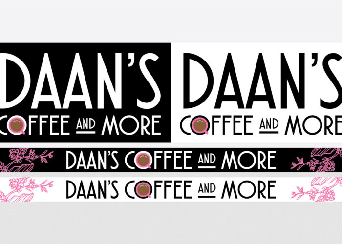 daans coffee and more logo design