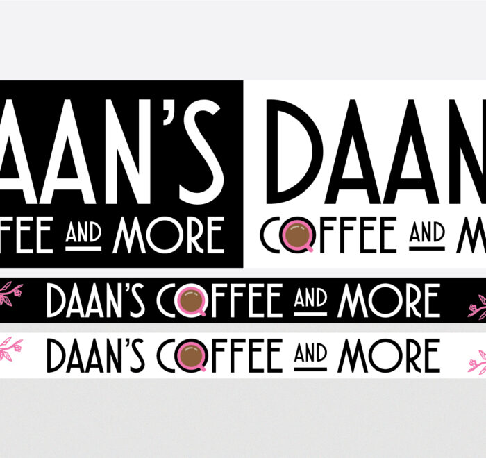 daans coffee and more logo design